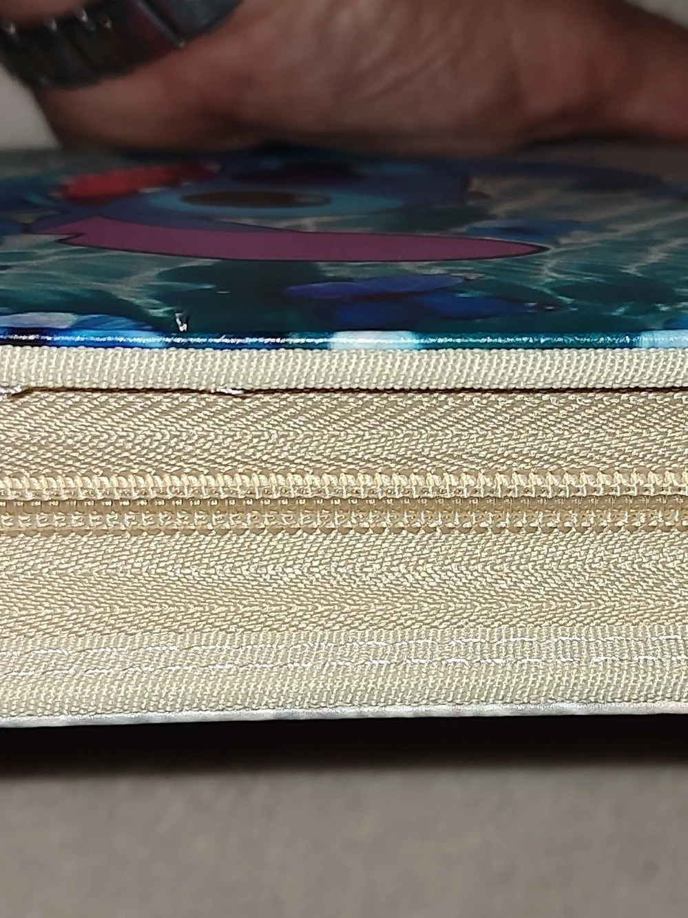 New! Stitch A5 Size Soft Cover Binder Notebook With Zipper